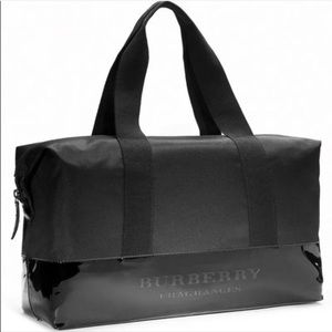Burberry Large Duffel Weekender Bag NWOT Black